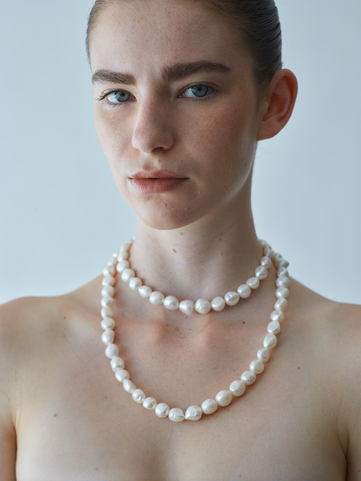 【ELIZABETH】 BAROQUE PEARL COLLAR